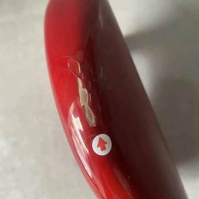Red 5 String Bass Guitar Basswood Body DIY Project image 2