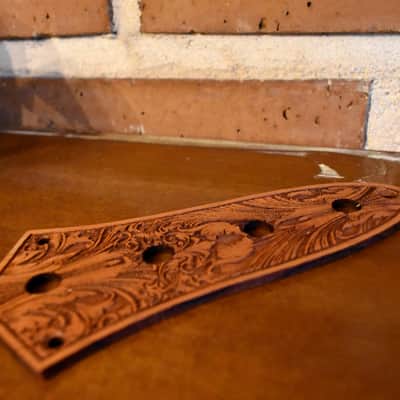 Fender Jazz Bass Guitar Control Plate | Custom Wood Engraved image 2