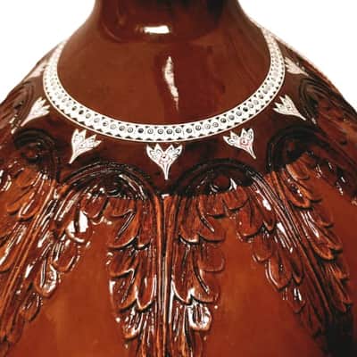 Sitar Indian Brown Sitar 7 Main String 13 Vibration With Bag Musical Instruments Gift For Professional Player and Beginners, Indian sitar image 3