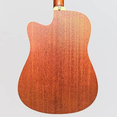 Alvarez AD30CE Dreadnought Acoustic Electric Cutaway Guitar - Natural image 4