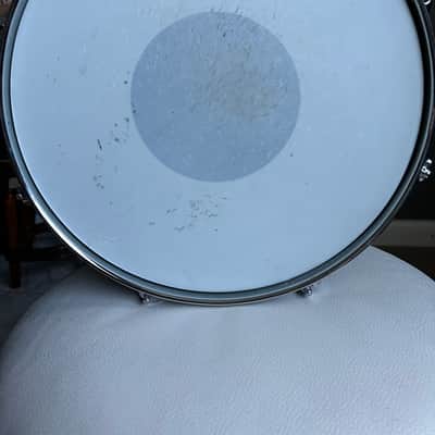 Ludwig LM404 Acrolite 5x14" 8-Lug Aluminum Snare Drum with Black/White Badge 1994 - 2012 - Black Galaxy image 4