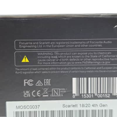 Used Focusrite Scarlett 18i20 4th Generation Recording USB Audio Interface image 16