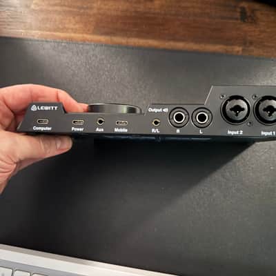 Lewitt Connect 6 USB-C Audio Interface 2022 - Present - Black image 2