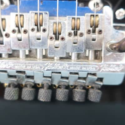 Vintage 1989 Fender Standard Series Stratocaster Kahler 2520 Traditional Fulcrum Tremolo & Nut Original Fender Logo Case Strap Locks Wow image 19