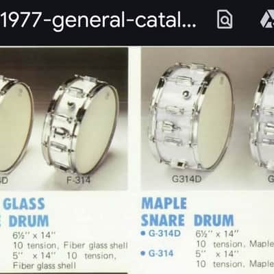 Pearl Rare G-314-D Maple 🍁 1976-1978 - Silver 🥈 image 21