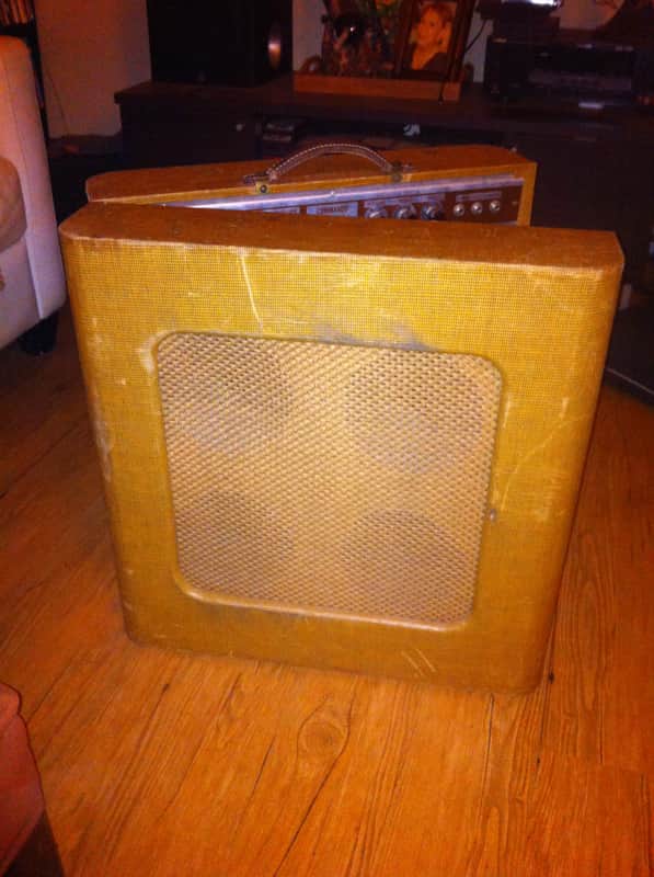 1953 Danelectro Commando 8x8 Little Walter Harmonica Amp, Tweed image 1