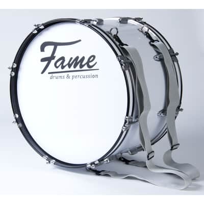 Fame Marching BassDrum 18"x12" with Straps & Beaters - Marching bass drum image 2