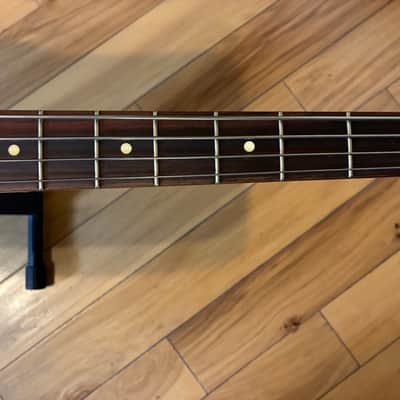 Fender Offset Series Mustang Bass PJ with Rosewood Fretboard 2016 - Sonic Blue image 13