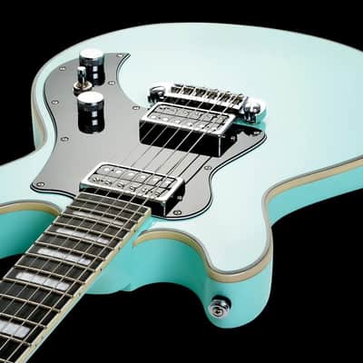 Hagstrom Megin Aged Sky Blue w/Case image 5