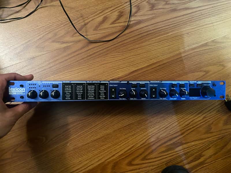 Lexicon MX200 Dual Reverb Effects Processor 2010s - Black image 1