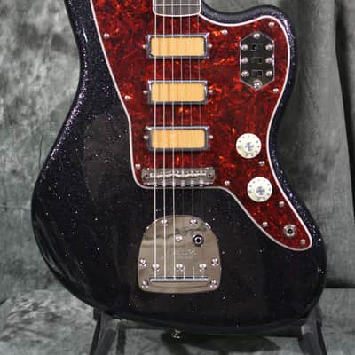 Fender Limited Edition Gold Foil Pickups Jazzmaster Black Sparkle w/ FREE Same Day Shipping image 1