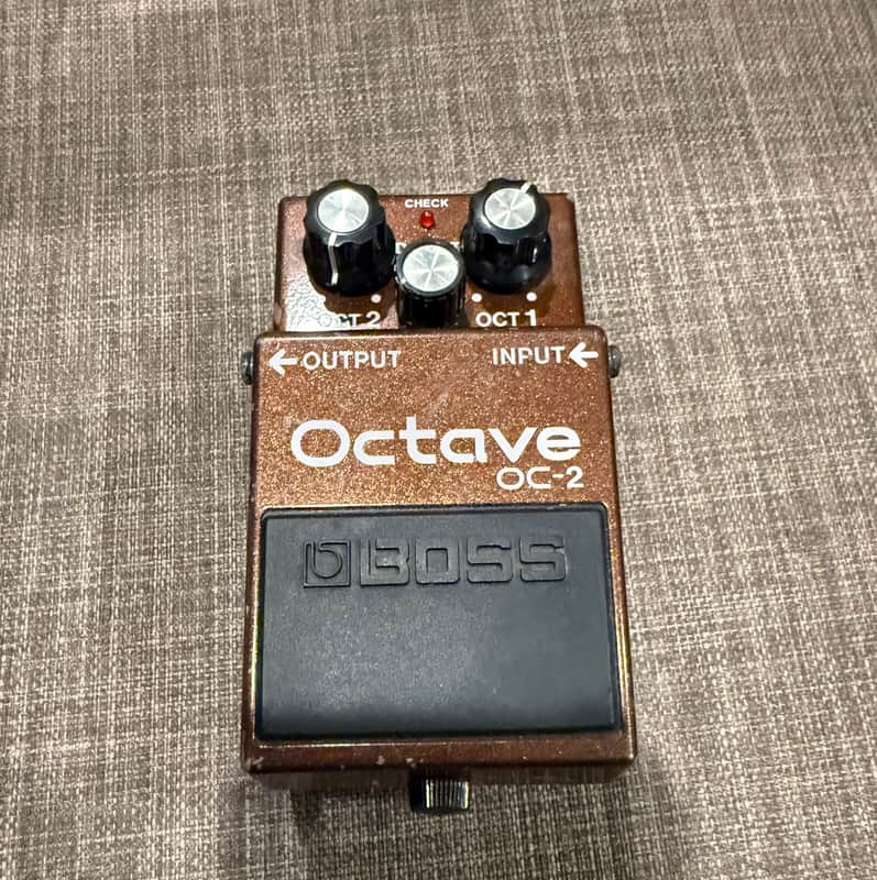 Boss OC-2 Octaver (Black Label) 1982 - 1984 - Brown image 1
