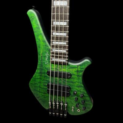 S.Martyn Custom Blaze 32” Headless 5 String Bass Guitar w/ Gigbag image 3