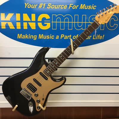 Fender American Deluxe Strat Montego Black image 1
