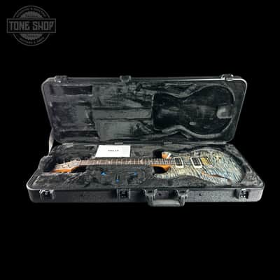 PRS 40th Anniversary Custom 24-08 Semi-Hollow Limited Faded Whale Blue Natural Back w/case image 14