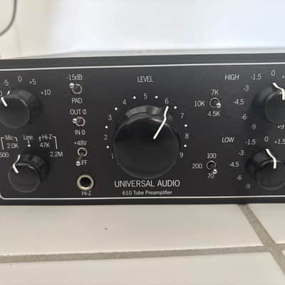Universal Audio LA-610 Mk II Purchased 2022 - Black image 4