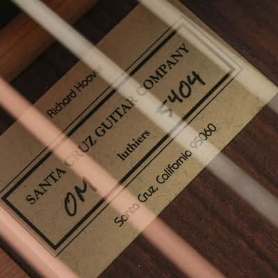 Santa Cruz OM Custom Bearclaw German Spruce Indian Rosewood 2017 image 11