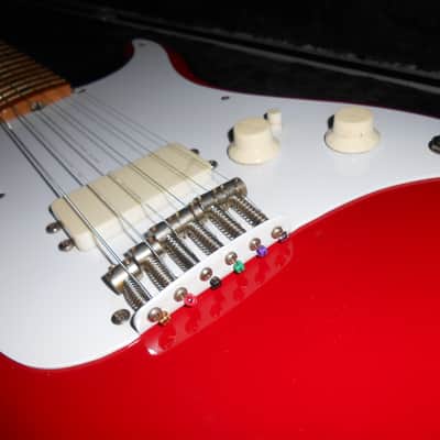 Fender USA Bullet H-1 1983 - Dakota Red w/ OHSC image 3