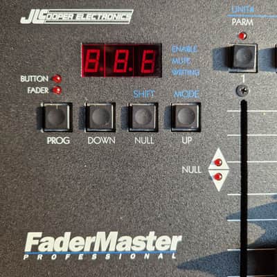 RARE JL Cooper Fadermaster Pro 2000s - Metallic Grey - Fader Master 100 mm Professional MIDI Automation Controller - BRIGHTON image 3