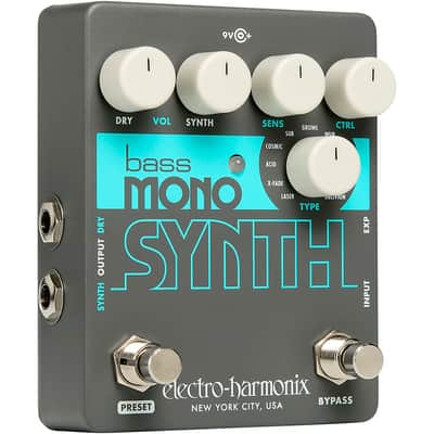 Electro-Harmonix Bass Mono Synth Effects Pedal image 3