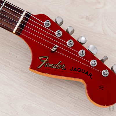 2000 Fender American Vintage '62 Jaguar Yamano, Candy Apple Red w/ Matching Headstock, Case & Tags image 4