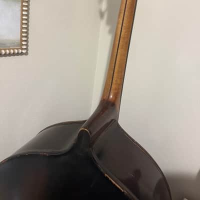 Unknown 3/4 double bass 1870-1900 - Dark image 12