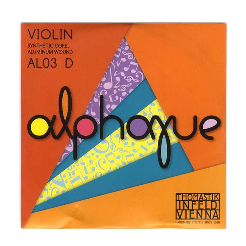 Thomastik-Infeld AL03 Alphayue Aluminum Wound Synthetic Core 4/4 Violin String - D (Medium) image 1