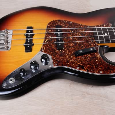 Fender American Vintage '62 Reissue Jazz Bass 2004 Sunburst USA AVRI w/ OHSC image 6
