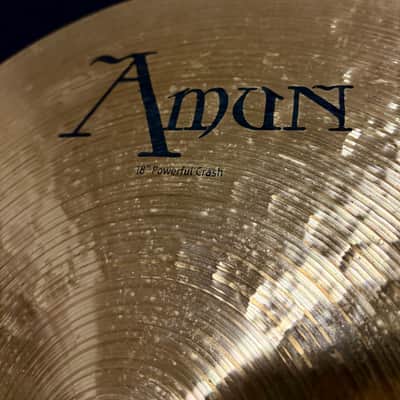 2x Meinl Amun 18” Powerful crashes, LIKE NEW image 3