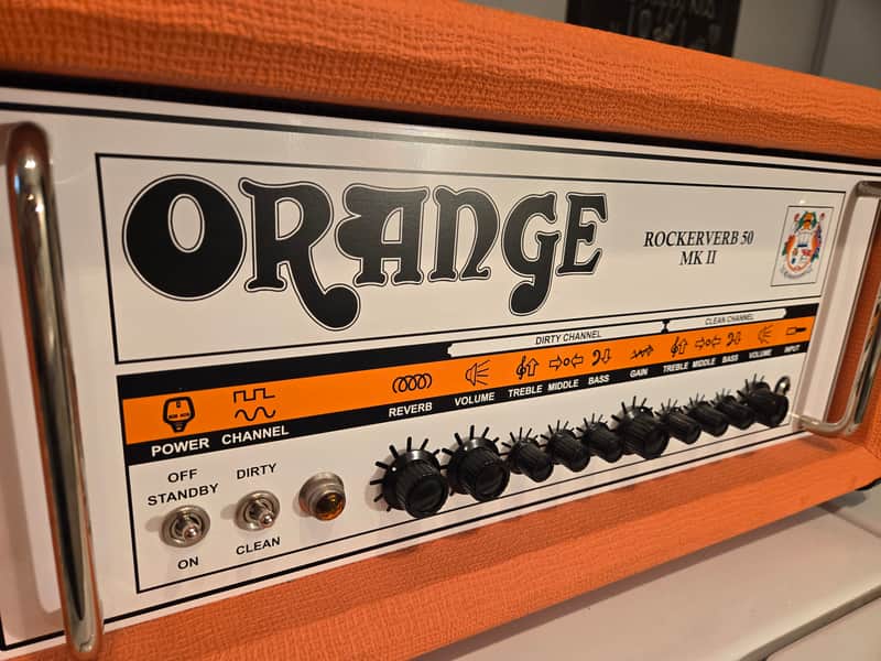 Orange Rockerverb 50 MK II 2-Channel 50-Watt Guitar Amp Head image 1