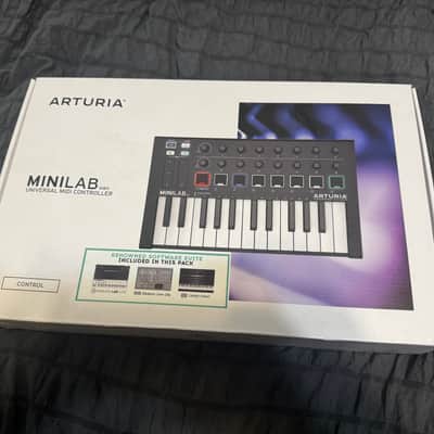 Arturia MiniLab MKII 25-Key MIDI Controller 2017 - 2021 - Black image 2