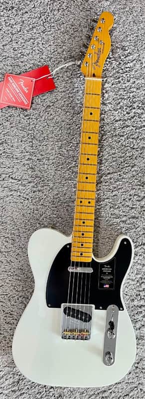 Mint Fender Limited American Vintage II 1951 Telecaster, Maple Neck, Prototype White image 1
