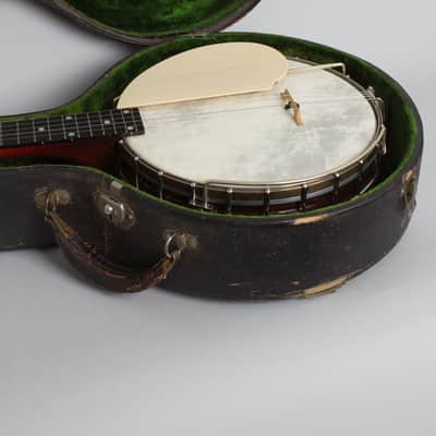 Gibson  RB-3 Trapdoor 5 String Resonator Banjo (1924), ser. #11085A-25, period black hard shell case. image 13