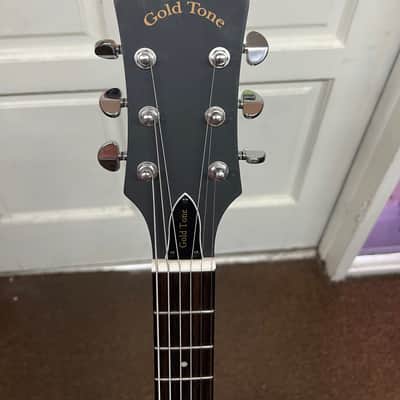 GOLD TONE AC-6+ ELECTRIC 6-string Composite Resonator BANJITAR banjo GUITAR w/ BAG image 3
