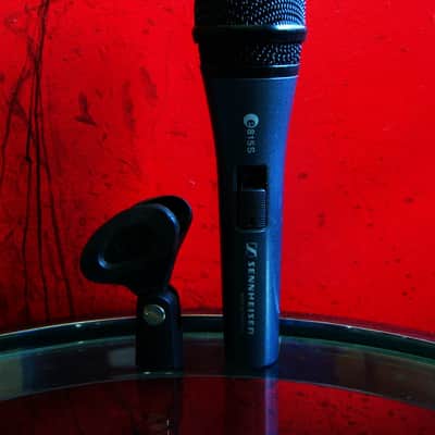 Vintage 1990's Sennheiser E815S dynamic cardioid microphone Low Z w mic clip image 9
