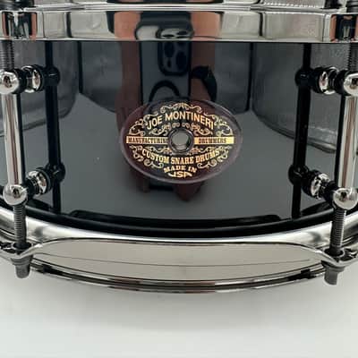 Montineri Custom 5"x14" "Murder Black" 10-Ply Jasper Maple Snare image 2