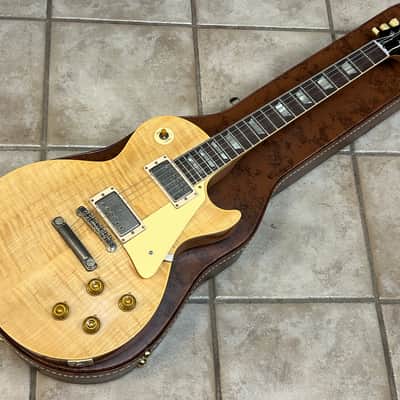 2025 Gibson 1959 Les Paul Standard Chambered Antique Natural Ultra Light Aged Murphy Lab image 2