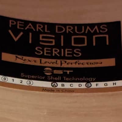 Pearl Vision 10 x 8" Rack Tom SST Birch Ply Shell Silver Sparkle Wrap image 6