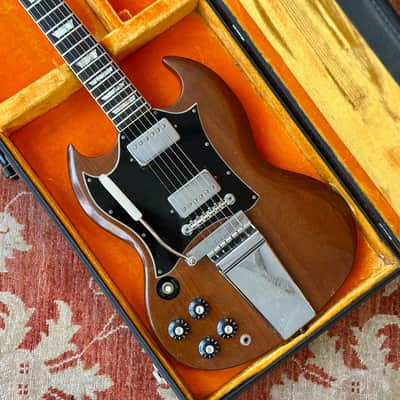 Modified 1970s Gibson SG Standard - Custom Order - Left-Handed in Walnut w/ OHSC & Paperwork image 1