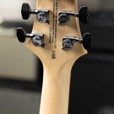 PRS SE CE 24 Standard Stoptail Satin Electric Guitar - Charcoal with Gig Bag image 8