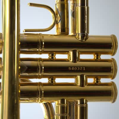 VERY RARE SPECIMEN BACH SPADA STRADIVARIUS EL Eb TRUMPET GOLD PLATED CONVERSION 236 image 25