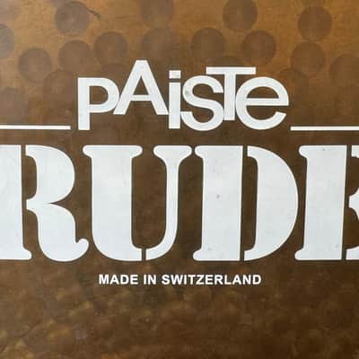 Paiste 16" RUDE Crash/Ride Cymbal 2011 image 4