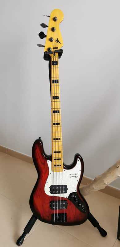 Bzone Jazz Bass MM 2012 - Translucent candy Red imagen 1
