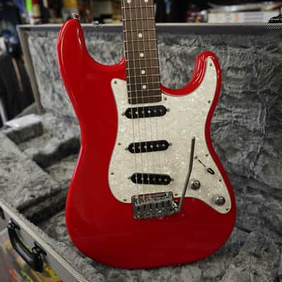 Schecter USA CUSTOM SHOP Traditional Vintage Red SSS 6-String w/ Black Tweed Case (2024) image 9