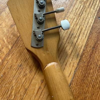 USSR Balalaika 1980s (uke ukulele oud banjo dulcimer domra russia russian made small acoustic guitar like instrument) image 6