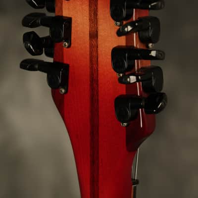 1995 Rickenbacker 360/12 string BT Fireglo w/BLACK hardware + binding!!! image 21