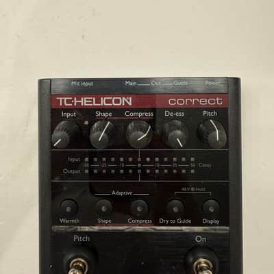 TC Helicon Voicetone Correct Correction Vocal Effect Pedal + Power Supply image 2