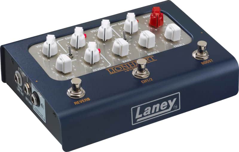 LANEY Loudpedal Tom Quayle signature 60-watt 2 channel Lionheart amplifier w IR loader Cab Sim and digital DAW recording image 1