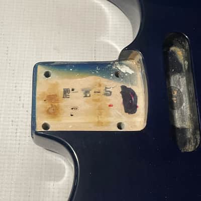 1989-91 Japan Charvel 375 Deluxe Blue Flame Maple Guitar Body Floyd Ready image 7