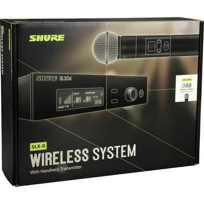 Shure SLXD24/SM58 G58 Wireless System w/ SM58 Handheld Microphone (G58: 470-514 MHz) image 7